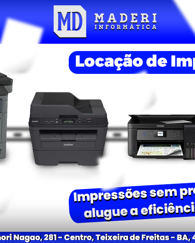 Aluguel de impressora - Outsourcing de Impressão