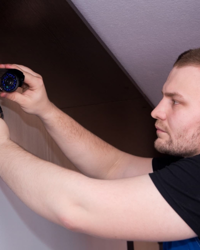 Instalação e manutenção em câmeras de segurança